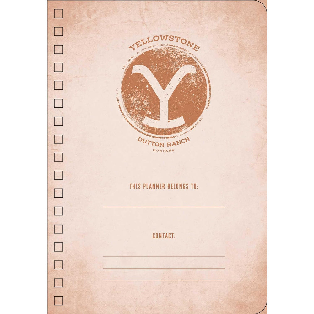 2026 Yellowstone: The Dutton Ranch 13-Month Weekly Planner