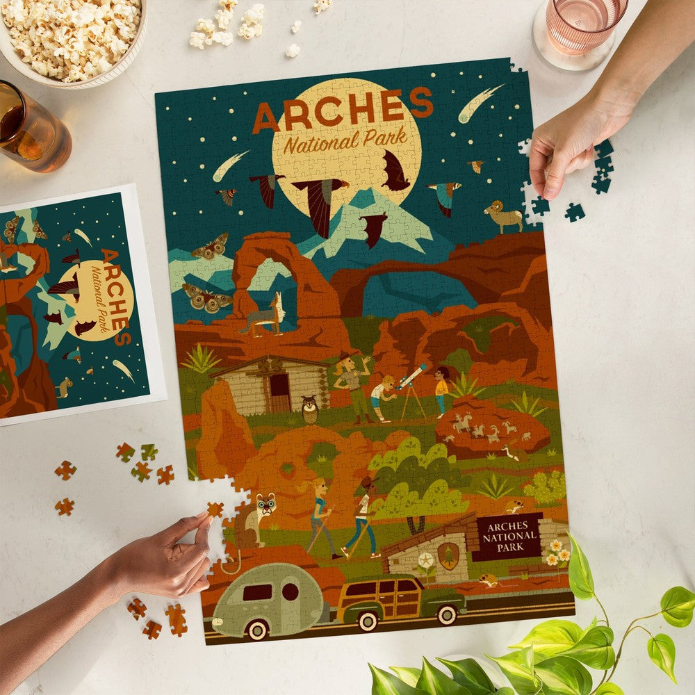 1000 Piece Puzzle Arches National Park U