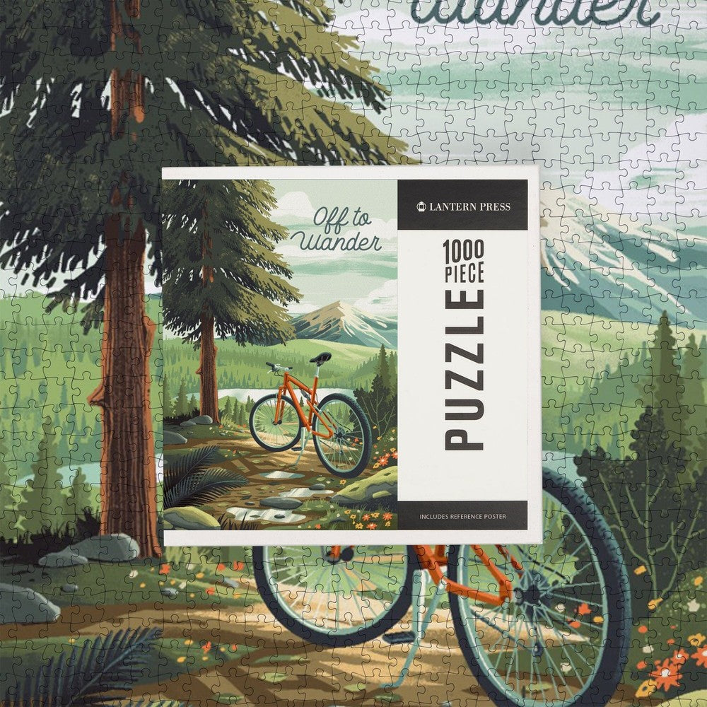 1000 Piece Puzzle Off To Wander Cycling