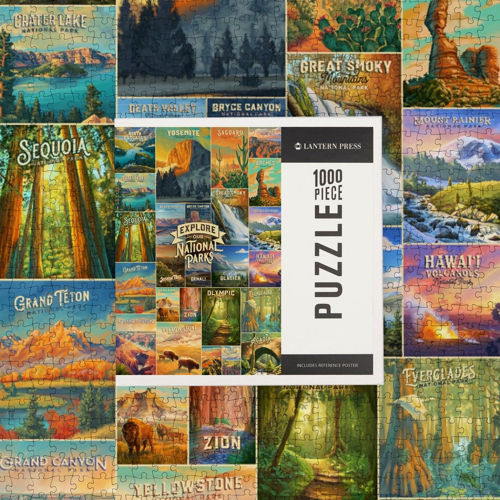 1000 Piece Puzzle Oil Painting National
