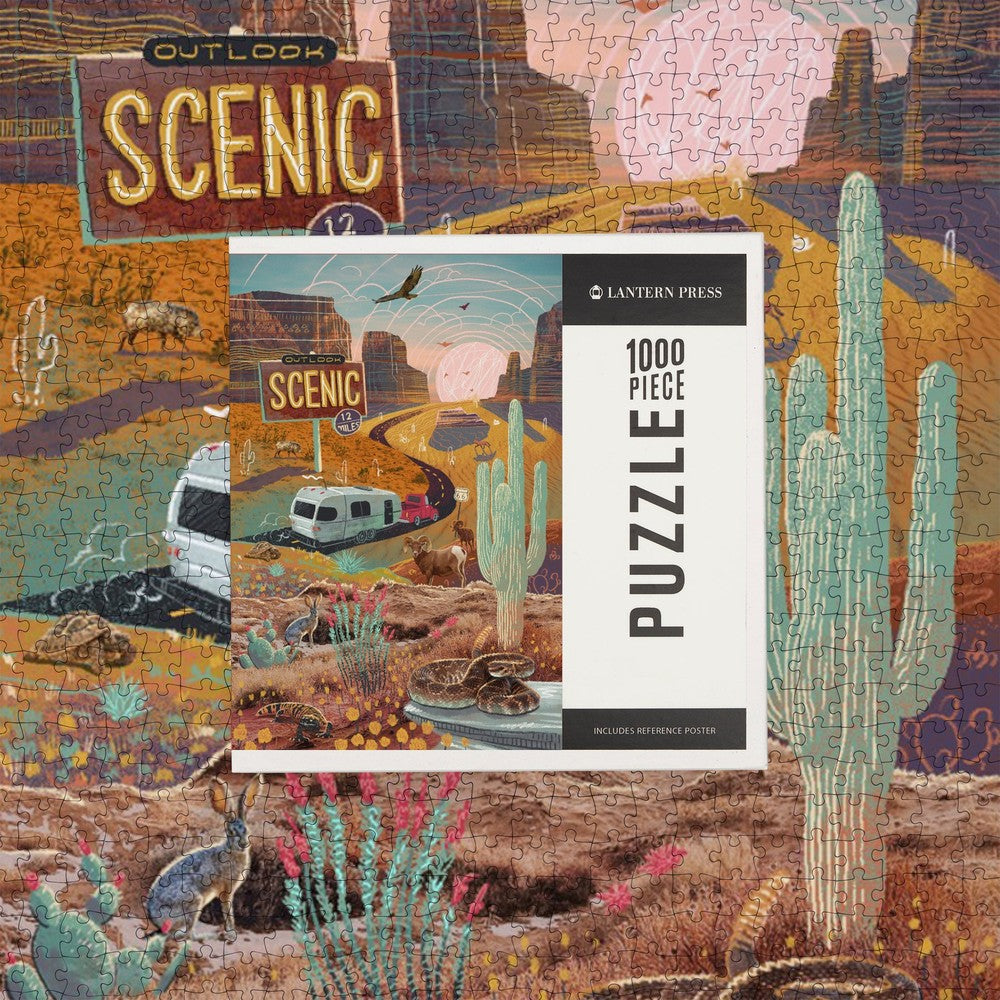1000 Piece Puzzle Outlook Scenic Collage