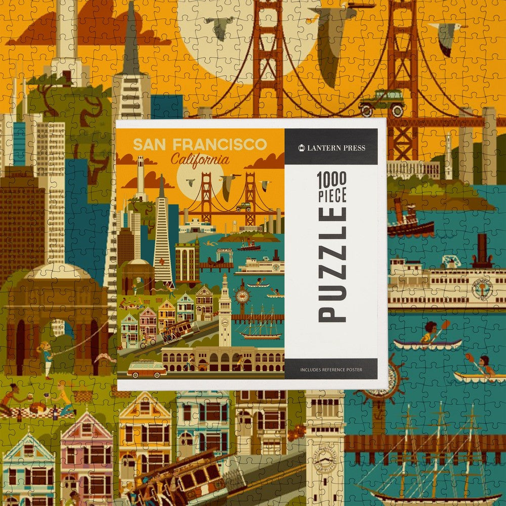 1000 Piece Puzzle San Francisco Californ