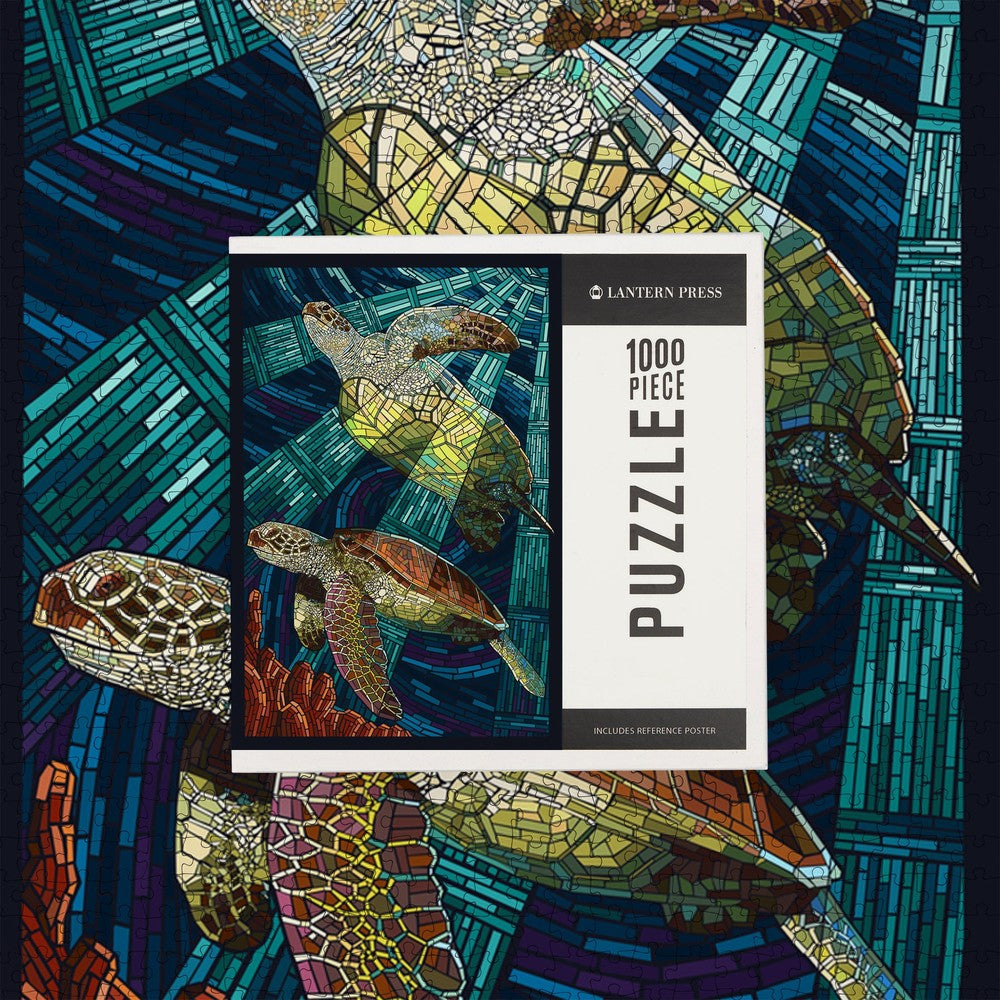 1000 Piece Puzzle Sea Turtle Paper Mosai