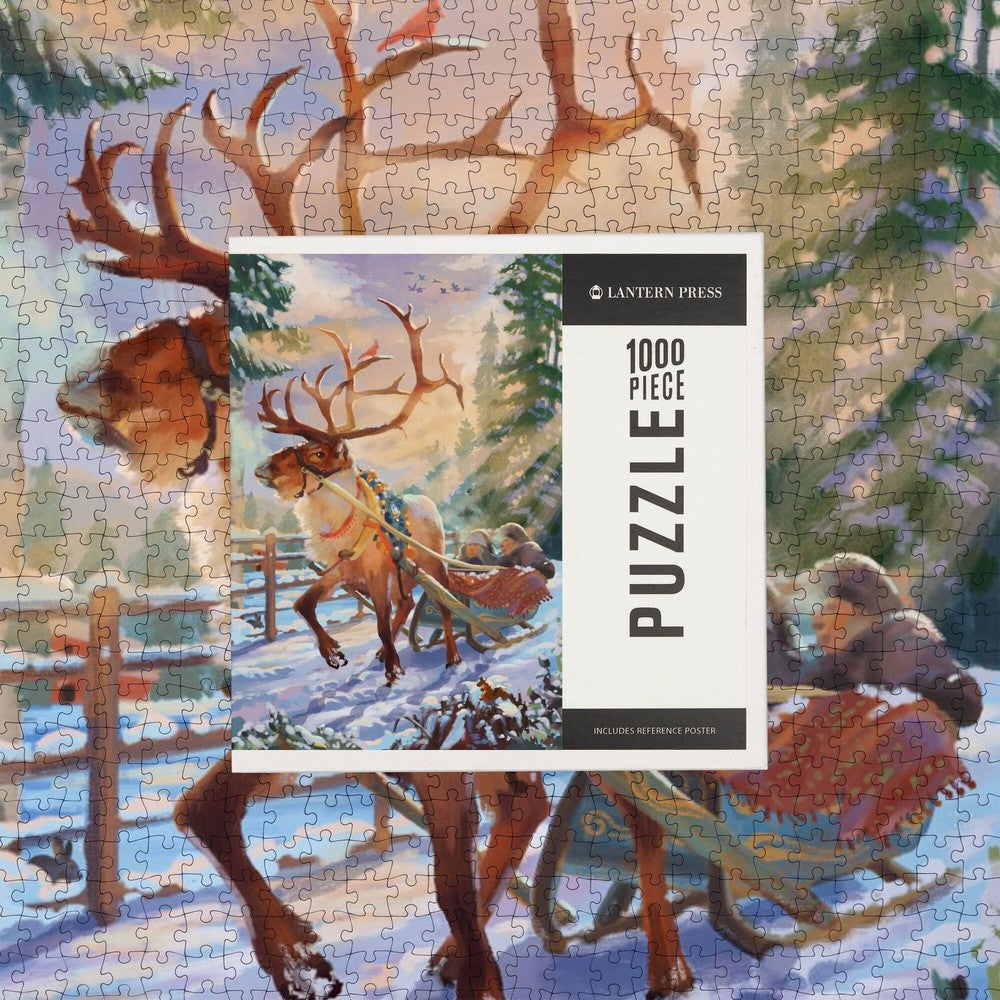 1000 Piece Puzzle Sleigh Ride