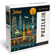 1000 Piece Puzzle Tokyo Japan Retro Skyl