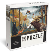 1000 Piece Puzzle Wildlife Utopia Forest
