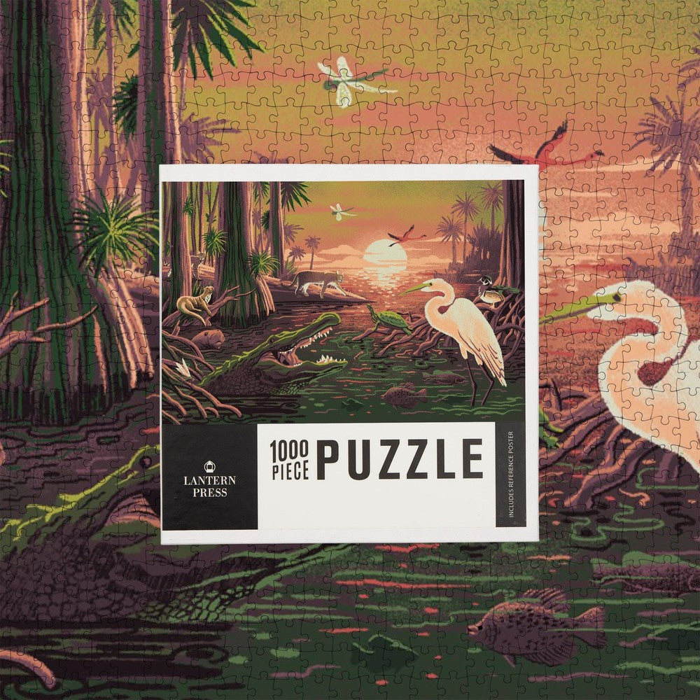 1000 Piece Puzzle Wildlife Utopia Marshl
