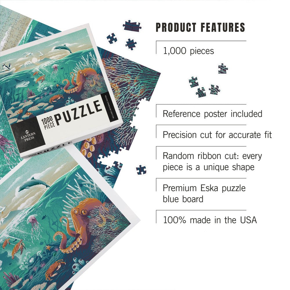 1000 Piece Puzzle Wildlife Utopia Seasca