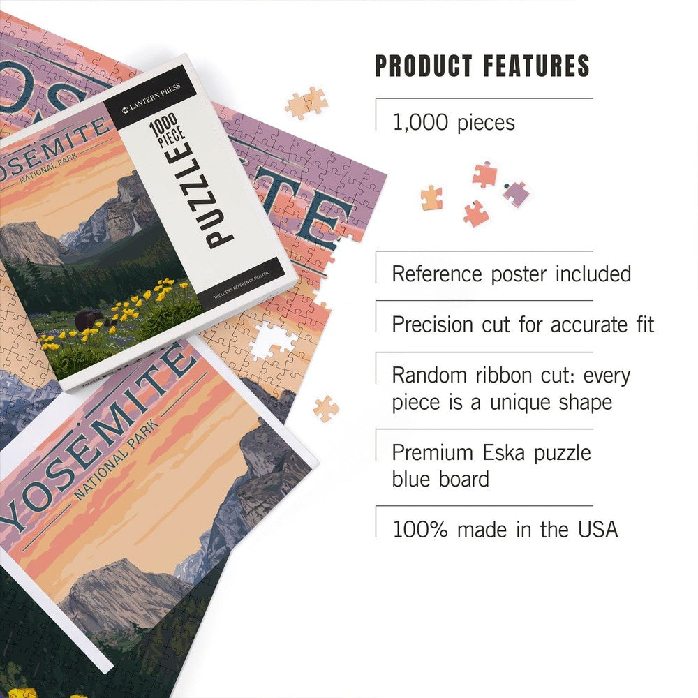 1000 Piece Puzzle Yosemite National Park