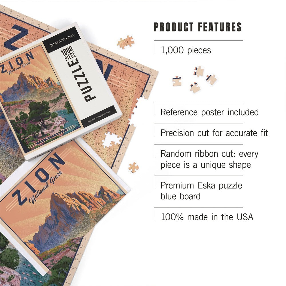 1000 Piece Puzzle Zion National Park Uta