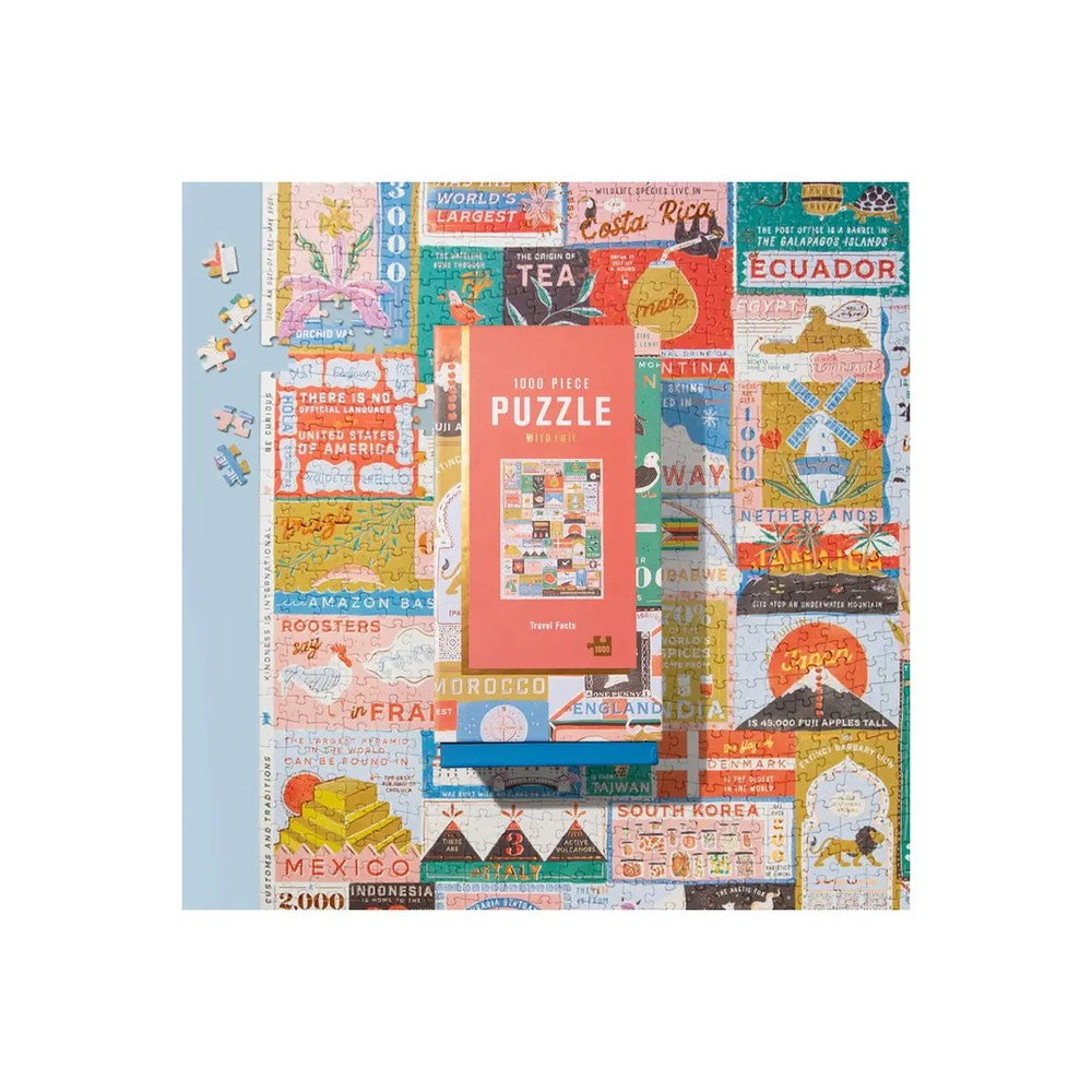 Travel Facts 1000 pcs Puzzle
