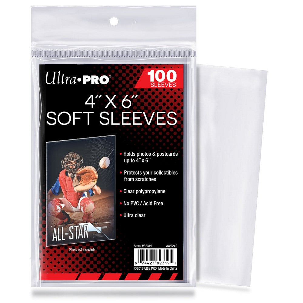 Ultra Pro: UP82319 4 x 6 Sleeves