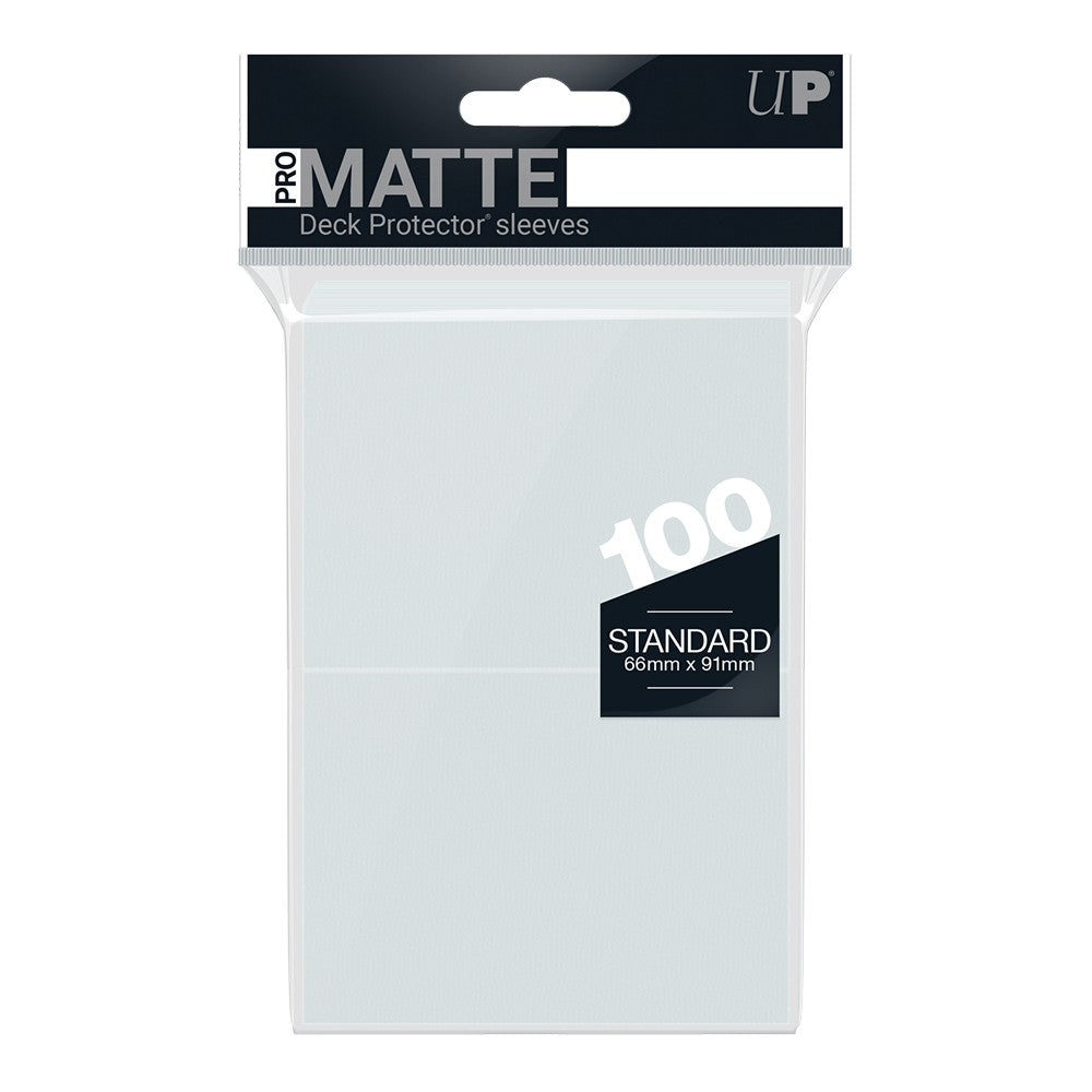 Ultra Pro: UP84731 PRO-Matte 100ct Standard Deck Protector sleeves: Clear