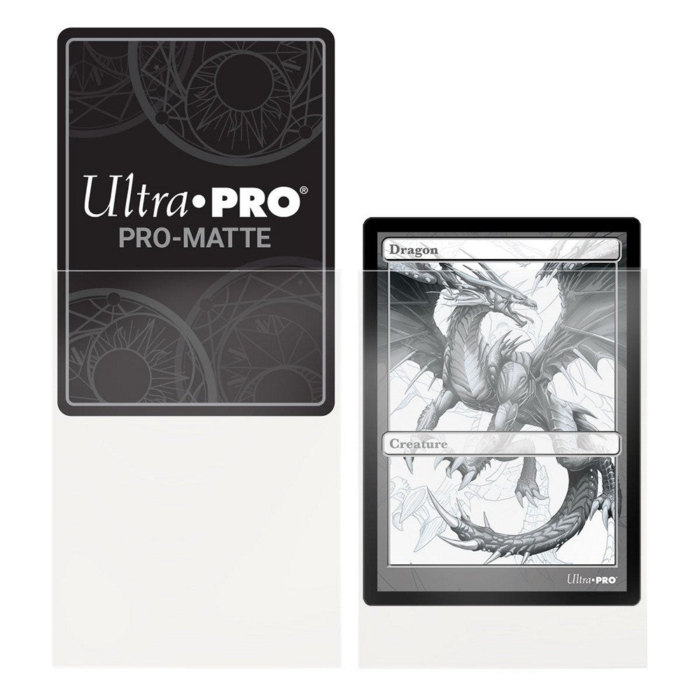 Ultra Pro: UP84731 PRO-Matte 100ct Standard Deck Protector sleeves: Clear