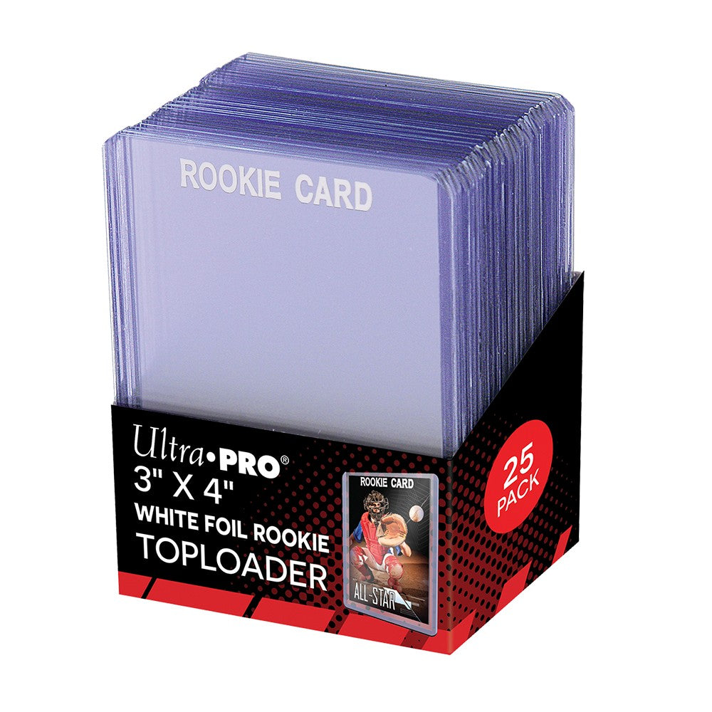 Ultra Pro: UP81356 3 X 4 Rookie White Toploader 25ct