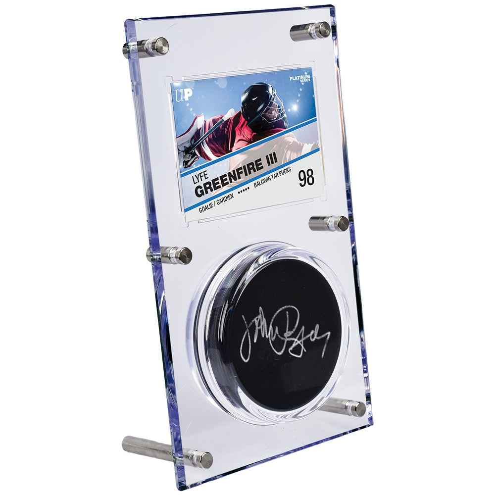 Ultra Pro: UP85676 Clear Puck & Card Flip Display 35pt