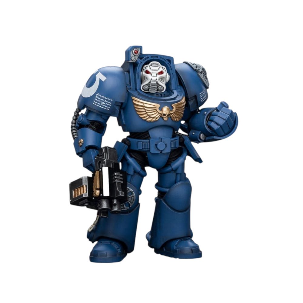 Warhammer Collectibles: 1/18 Scale Ultramarines Terminator Squad Terminator with Storm Bolter