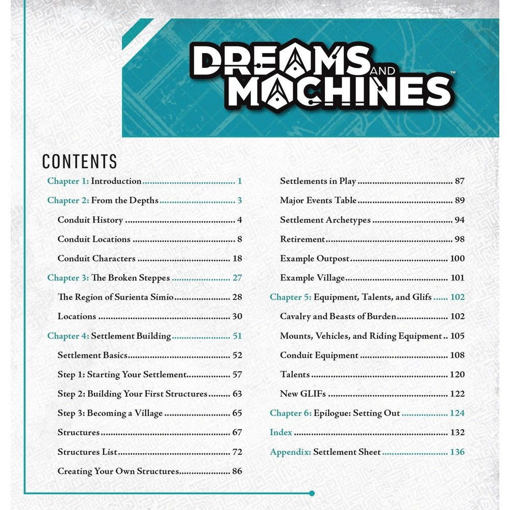 Dreams and Machines RPG - Setting Guide - Broken Steppes