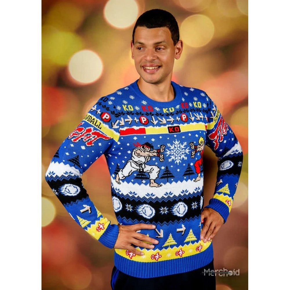 Street Fighter: Christmas Jumper (Size: M)