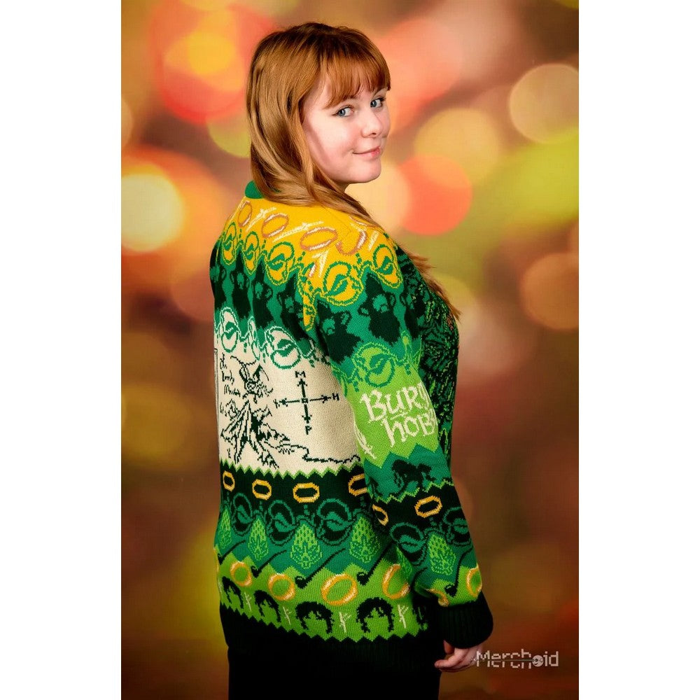 Lord of the Rings: The Shire Christmas Jumper (Size: XXL)