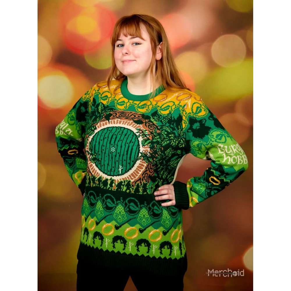 Lord of the Rings: The Shire Christmas Jumper (Size: XXXXL)