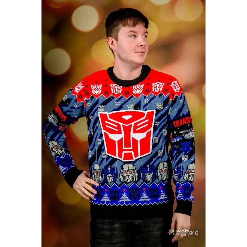 Transformers Christmas Jumper (Size: XL)