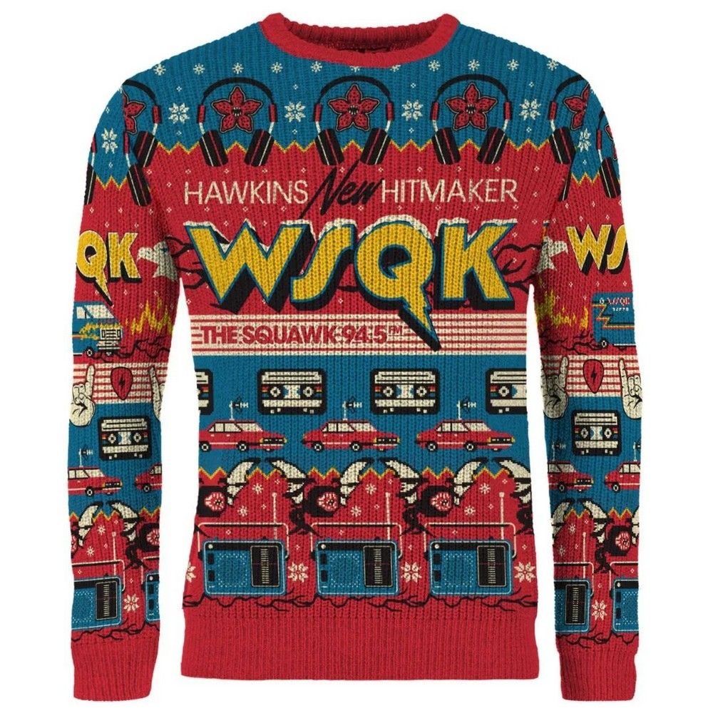 Stranger Things WSQK Christmas Jumper (Size S)