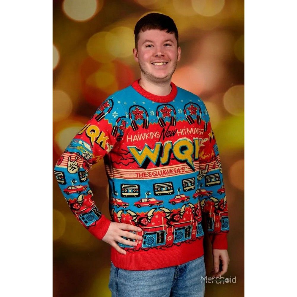 Stranger Things WSQK Christmas Jumper (Size XL)