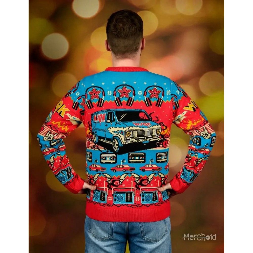 Stranger Things WSQK Christmas Jumper (Size XXXL)