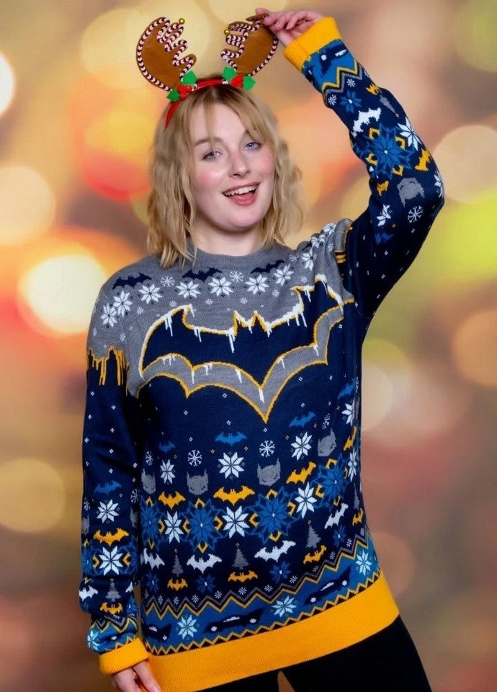 Batman Frosty Christmas Jumper (Size XXL)