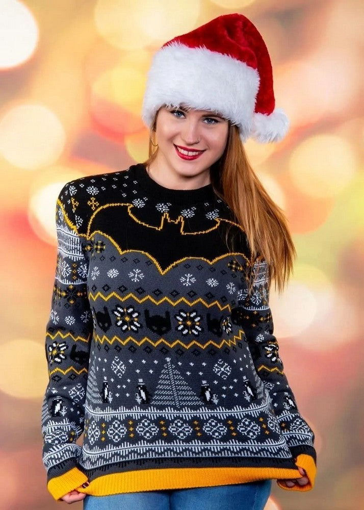 Batman: Penguin Christmas Jumper (Size M)