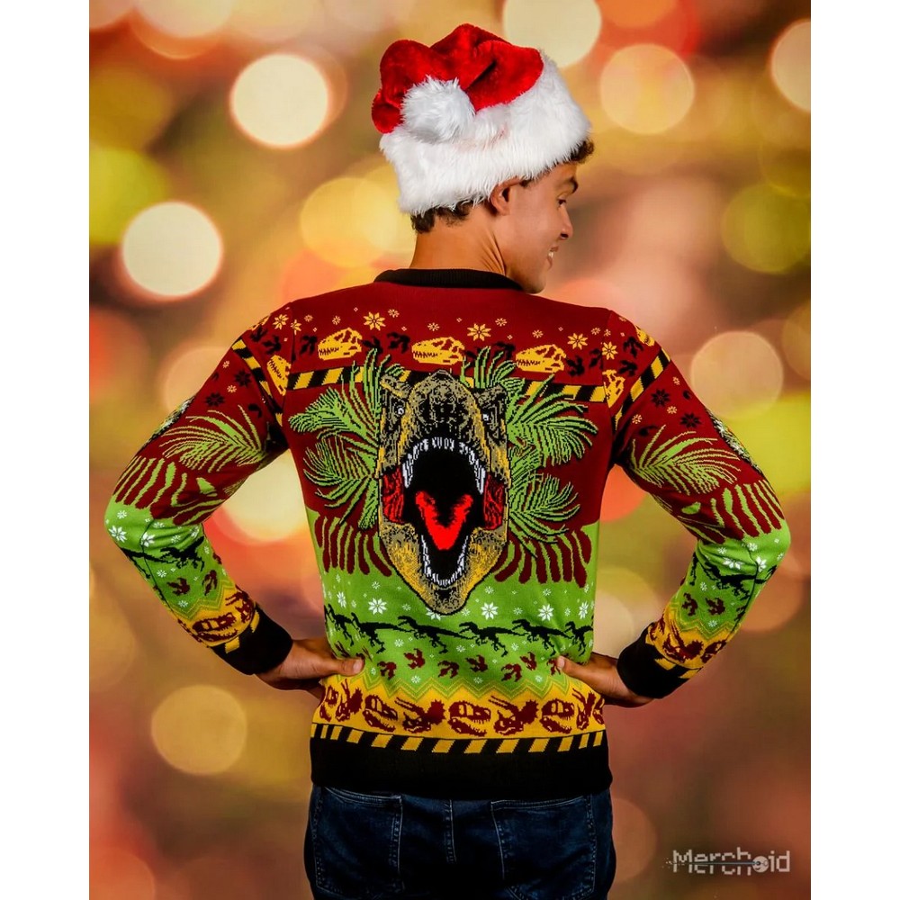 Jurassic Park: Happy Rexmas Christmas Jumper (Size: M)