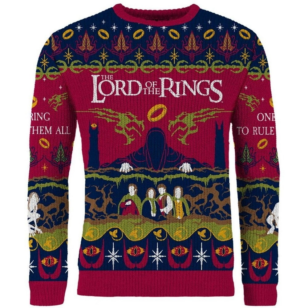 Lord Of The Rings One Sweater To Rule Them All Christmas Jumper (Size S)