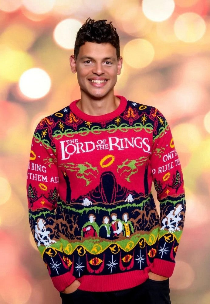 Lord Of The Rings One Sweater To Rule Them All Christmas Jumper (Size XXXXL)