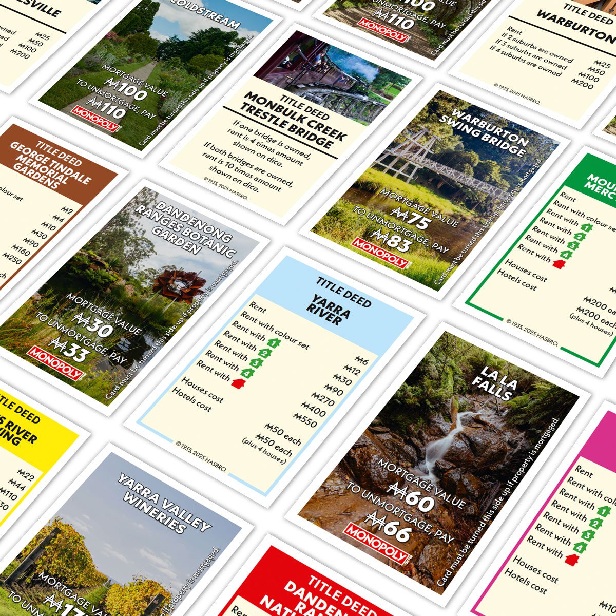 Monopoly - City Editions: Yarra Valley & Dandenong Ranges Monopoly