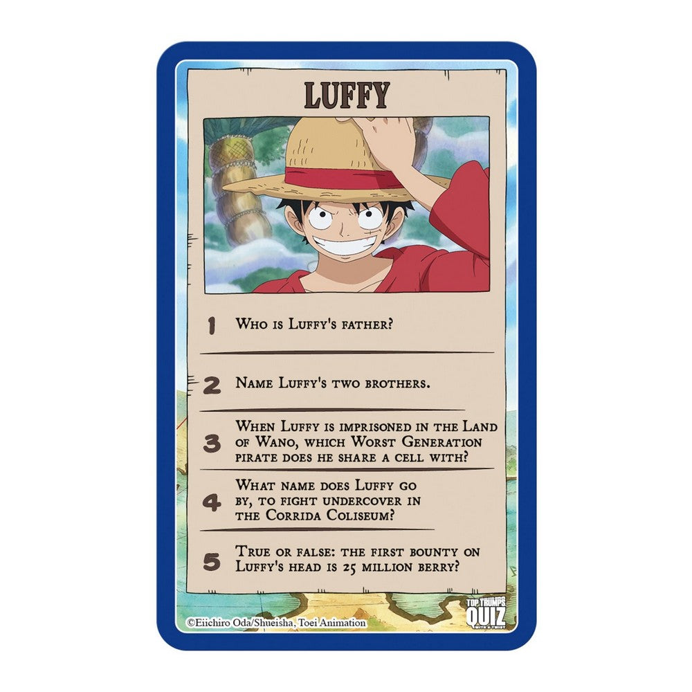 Top Trumps Quiz: One Piece Top Trumps Quiz