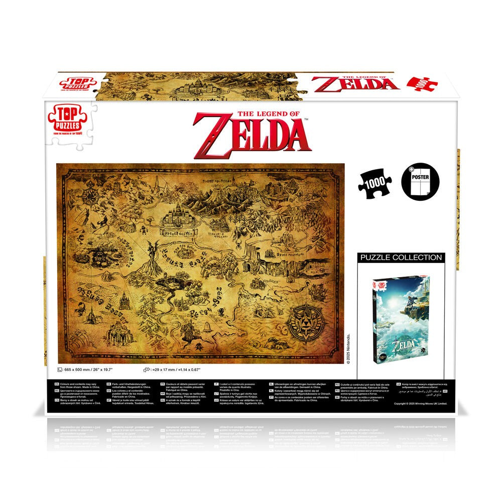 Puzzle - 1000 Piece: Zelda 'Hyrule' Puzzle - 1000 Piece