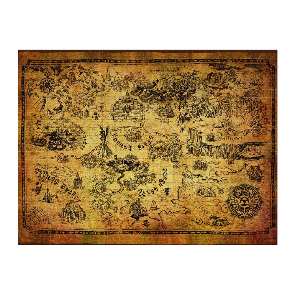 Puzzle - 1000 Piece: Zelda 'Hyrule' Puzzle - 1000 Piece