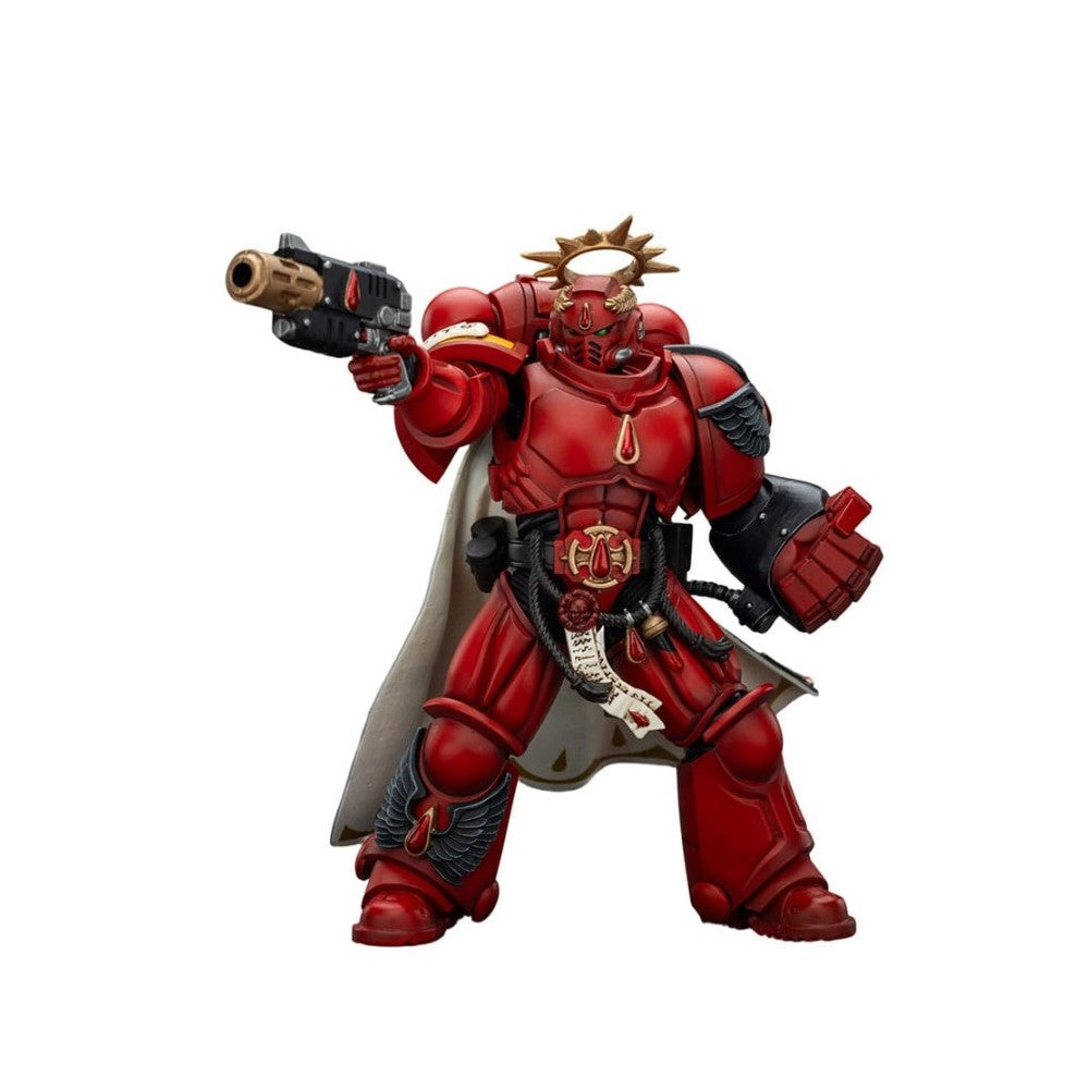 Warhammer Collectibles: 1/18 Scale Blood Angels Captain with Inferno Pistol & Power Fist