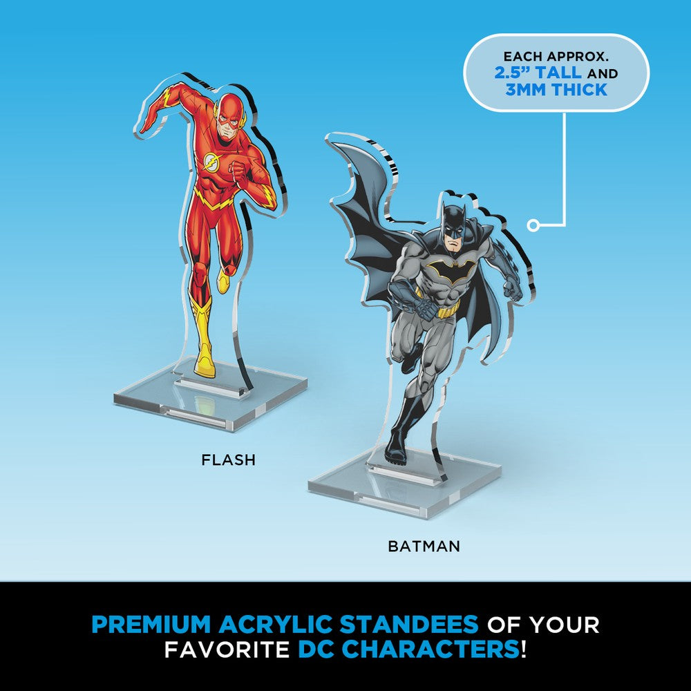 Cryptozoic: DC 2DZ Acrylic Standees: Pack 1 (Batman - The Flash - Simon Baz - Jessica Cruz)