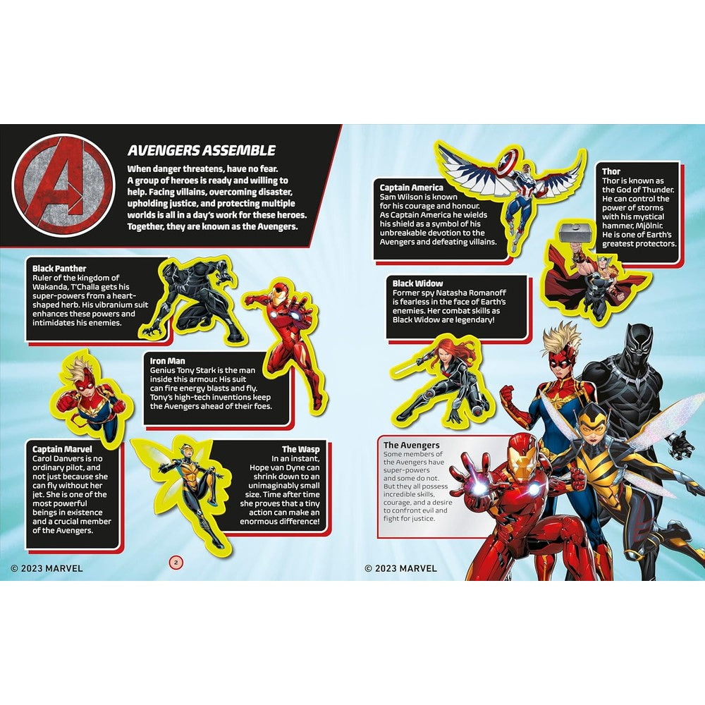 Marvel Avengers Glow in the Dark Sticker