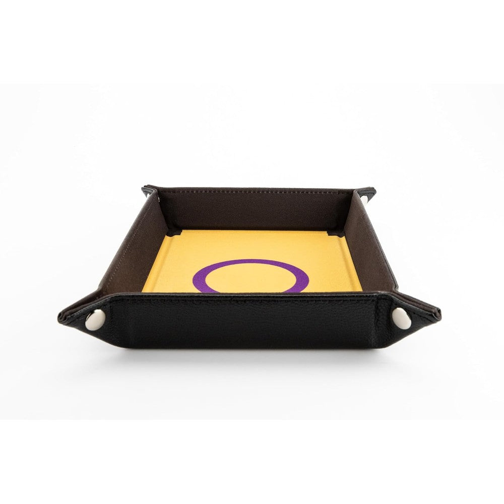Fanroll: Pride Fold Up Velvet Dice Tray: Intersex