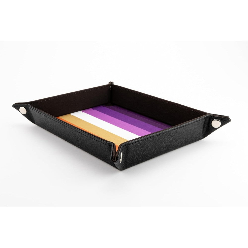 Fanroll: Pride Fold Up Velvet Dice Tray: Lesbian