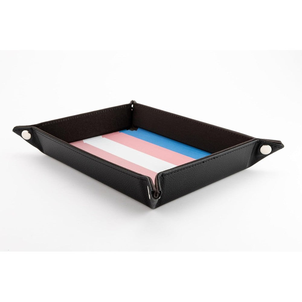 Fanroll: Pride Fold Up Velvet Dice Tray: Transgender