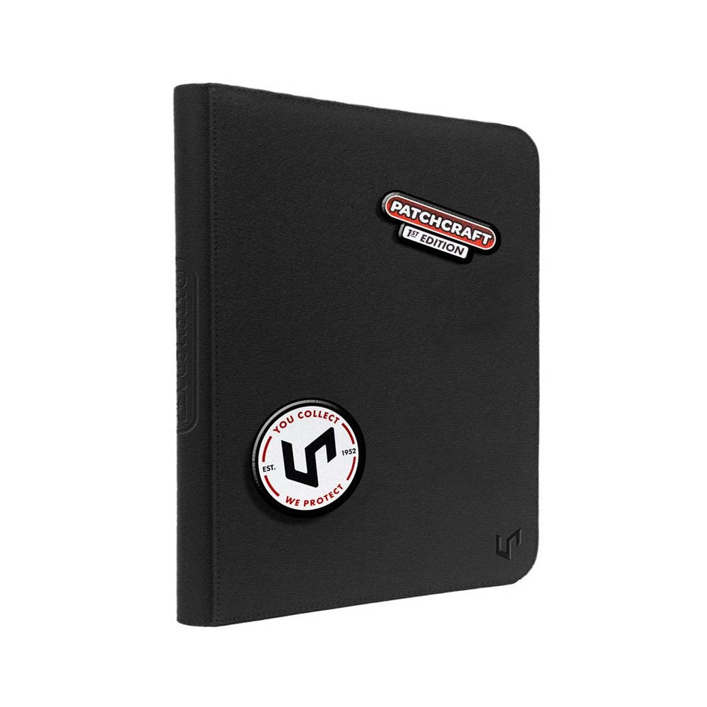 Ultra Pro: UP16642 PATCHCRAFT Zippered 9-Pocket PRO-Binder Black