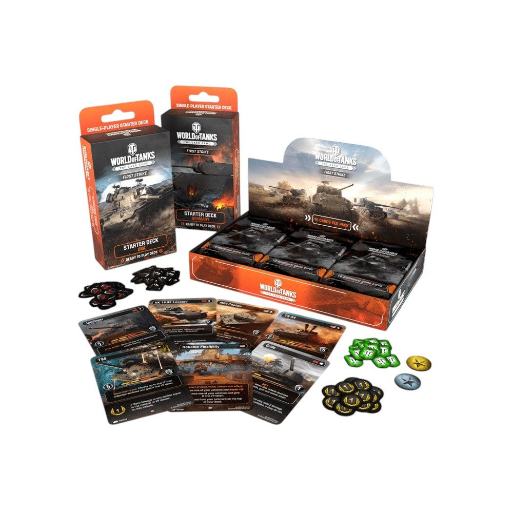 World of Tanks: The Card Game: Booster Display: First Strike (24x Booster)