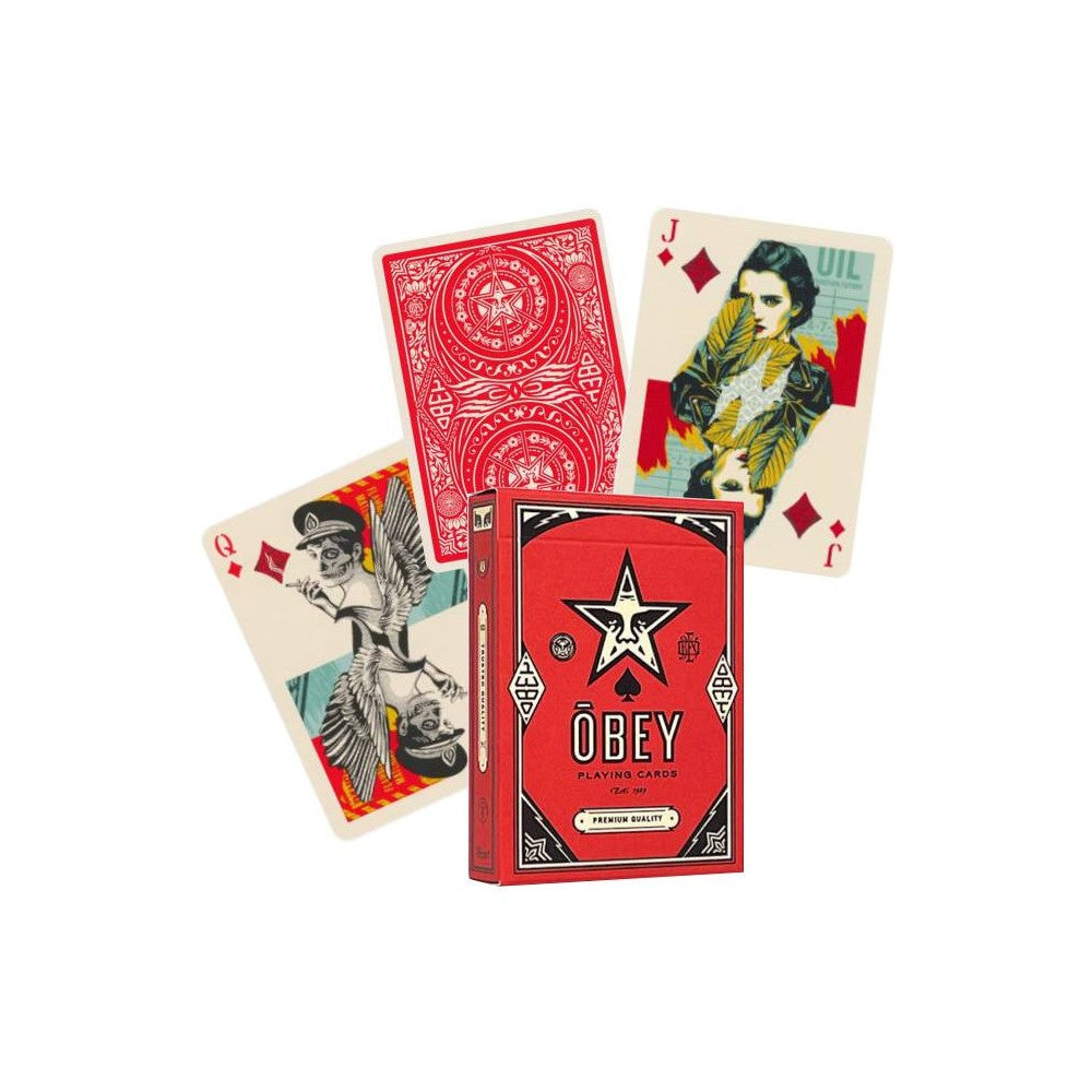 Theory 11 - Obey Red Edition Playing Cards