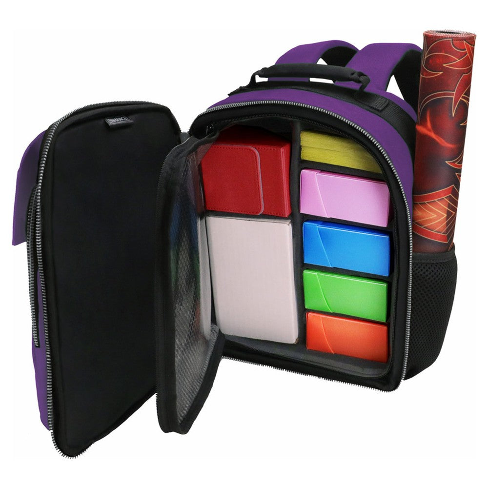 ENHANCE Tabletop Collectors Edition Compact Trading Card Backpack - Purple