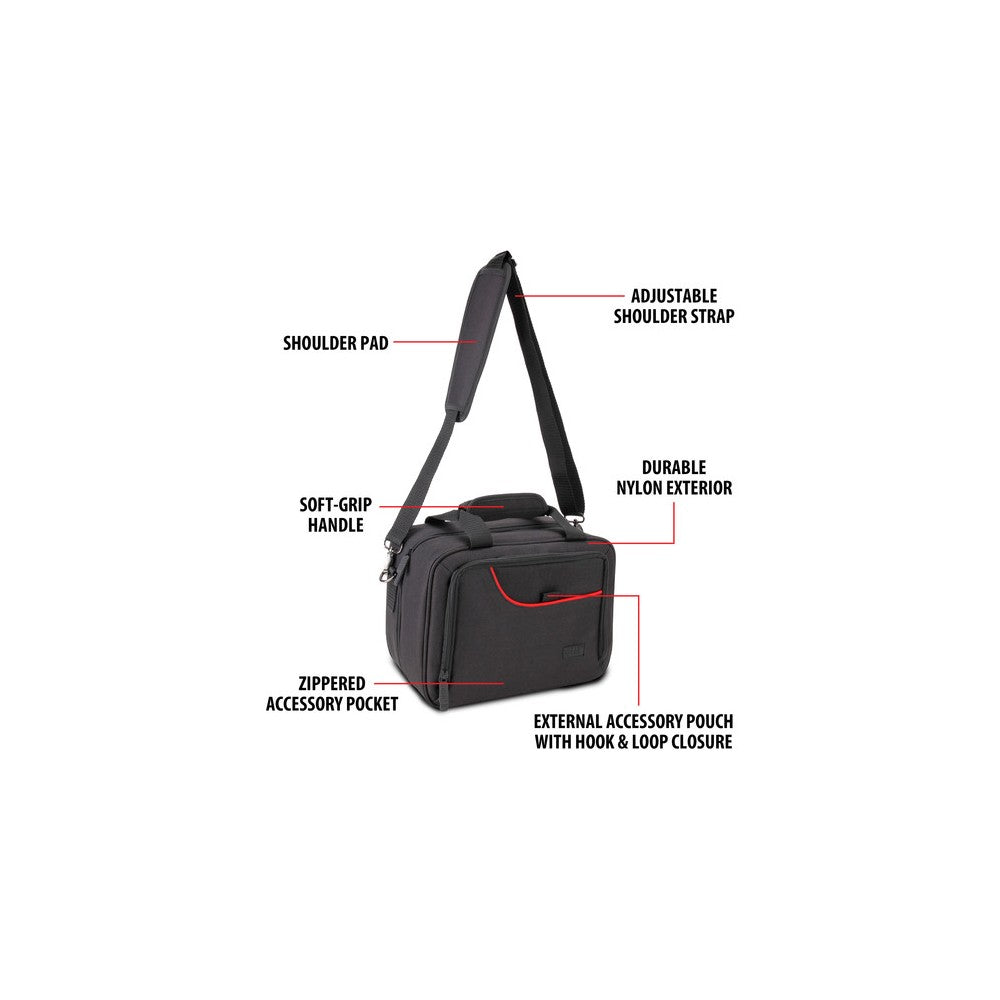 USA Gear Nintendo Switch and Accessory Case with Shoulder Strap - Red