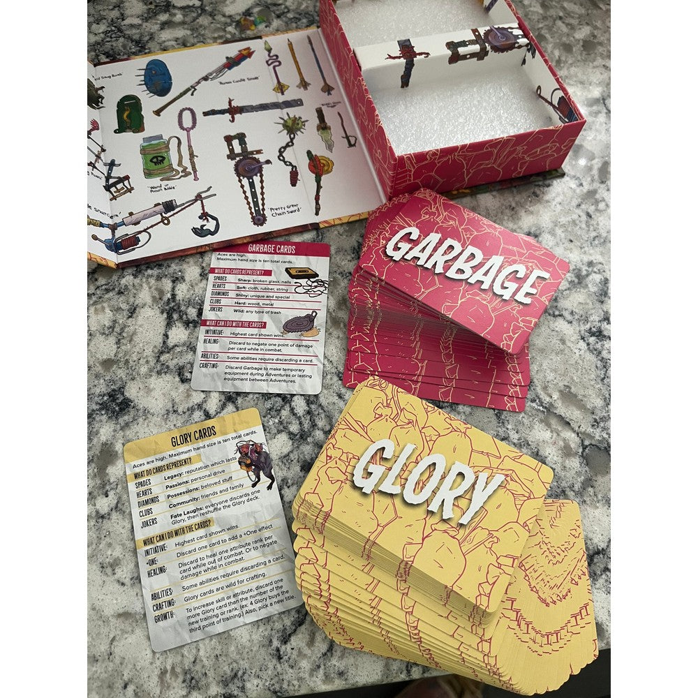 Garbage & Glory RPG Card Decks
